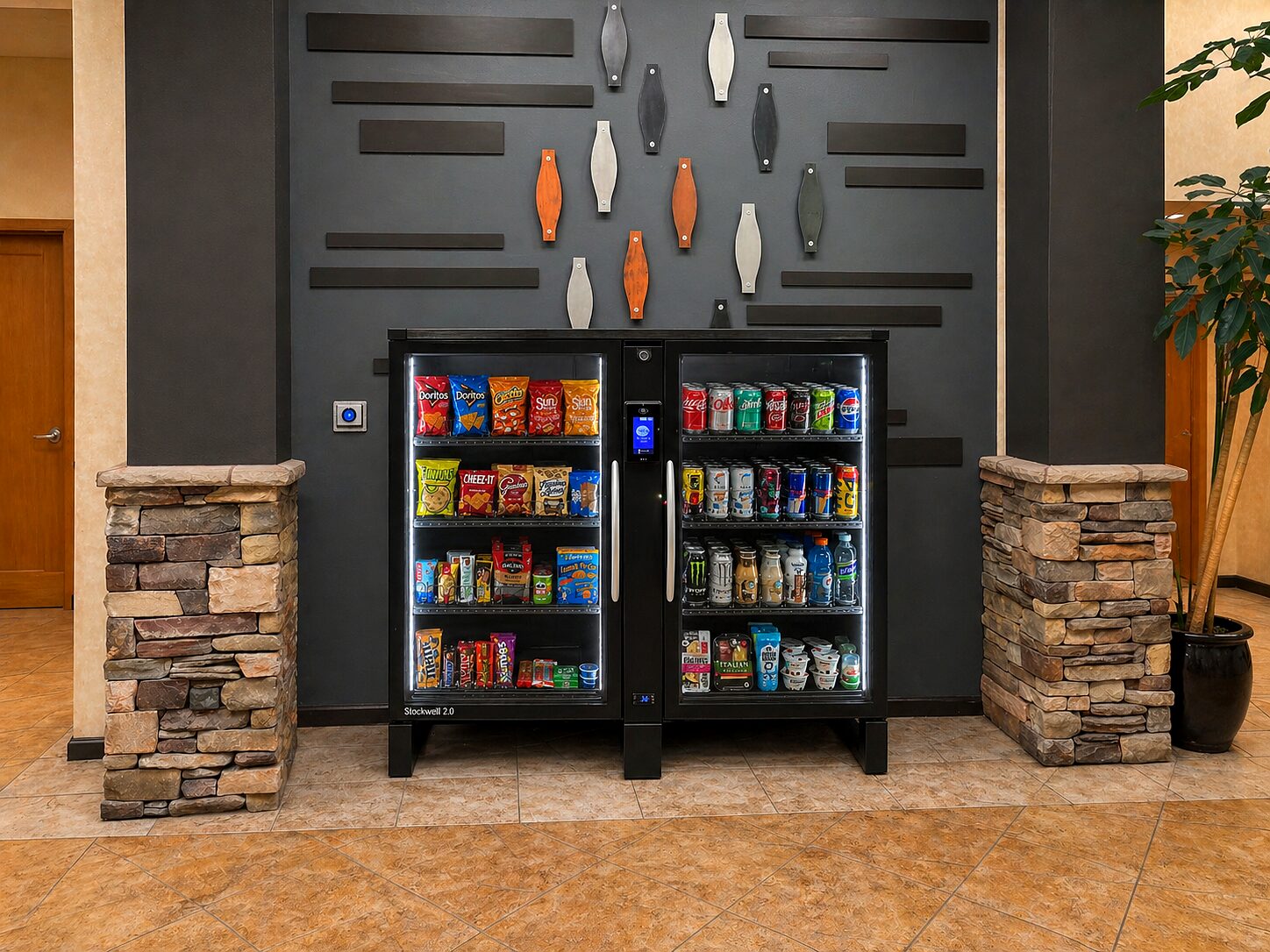 Hells Canyon Hotel · Lobby amenity — Bullet Vending install in the Palouse region